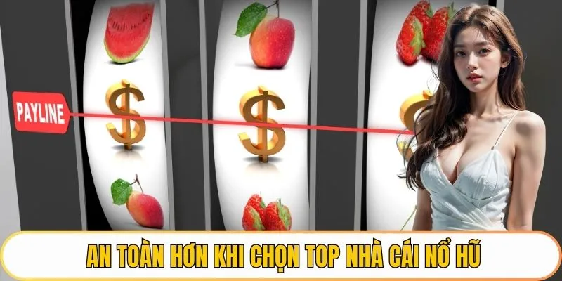 An toàn hơn khi chọn top nhà cái nổ hũ