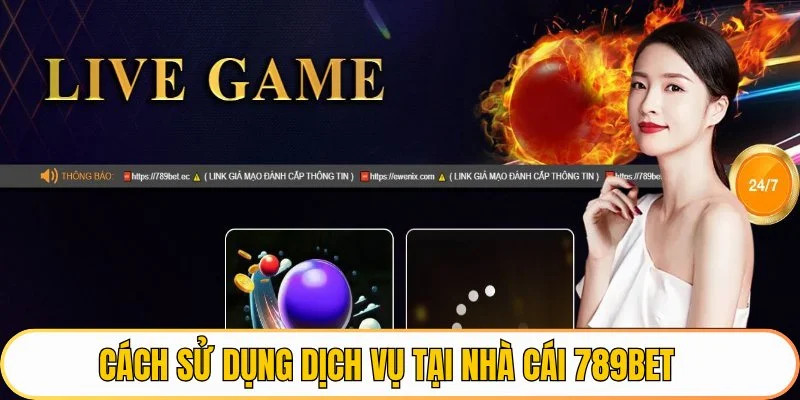 Cách sử dụng dịch vụ tại nhà cái 789BET