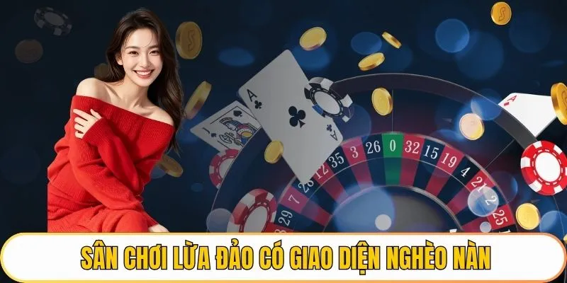 Sân chơi lừa đảo có giao diện nghèo nàn